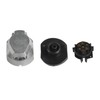 Qiping 7-Pin Trailer Socket Waterproof 7-Pin Metal Adapter Set Including