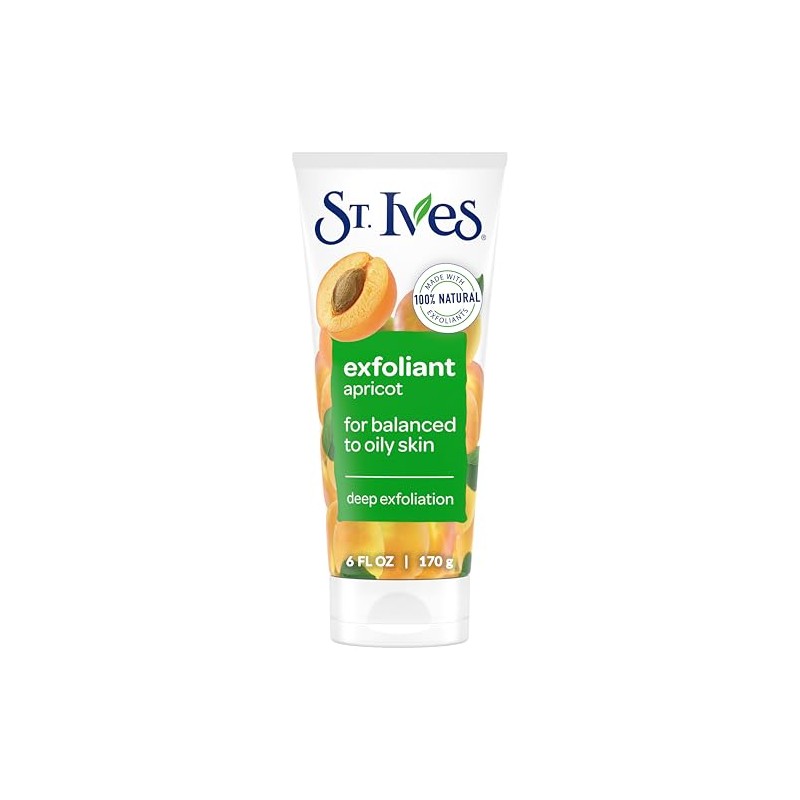 St. Ives Fresh Skin Invigorating Apricot Scrub, Unisex, 6 oz