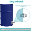 5/8" Hose Barb Thru-Bulk Bulkhead Fitting,304 Stainless Steel Straight Hex