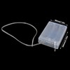 Bxian 3PCS 69x48x18mm Transparent 3 AA Regular Battery Box with
