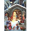 Nostalgischer Adventskalender / Weihnachtskalender für Kinder und Erwachsene mit Bildern