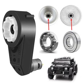 12V 550 40000RPM High Speed Steel Gears Motor Gearbox for Power Wheels Motor Upgrade,12 Volt Electric Hubs Motor Assembly Heavy Duty Gearbox for Kids Ride on Toys Car Replacement Parts