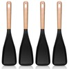 cobee 4PCS 12 Inch Silicone Cooking Spoon for Nonstick Cookwares,