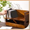 CroBlissful 2 Set Wooden CD Storage Box Holder Shelf Cassette