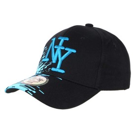 Hip Hop Honour Kids Black Tags Blue City Baseball Hat Fashion Noryk 7 to 11 Years - Boys, blue