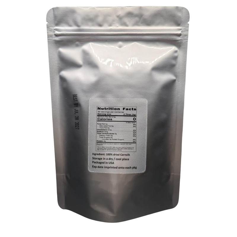 Cornsilk Tea - Loose Cornsilk from 100% Nature (8 oz)