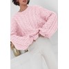 PRETTYGARDEN Long Sleeve Crewneck Cute Valentines Day Sweaters for Women