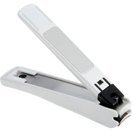 Kai Corporation KE0122 Nail Clippers Type001 M, White, Curved Blade, Made in Japan