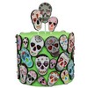 PME SKU202 Novelty Plunger Cutters-Skull Set of 3, AMS Plastic,White