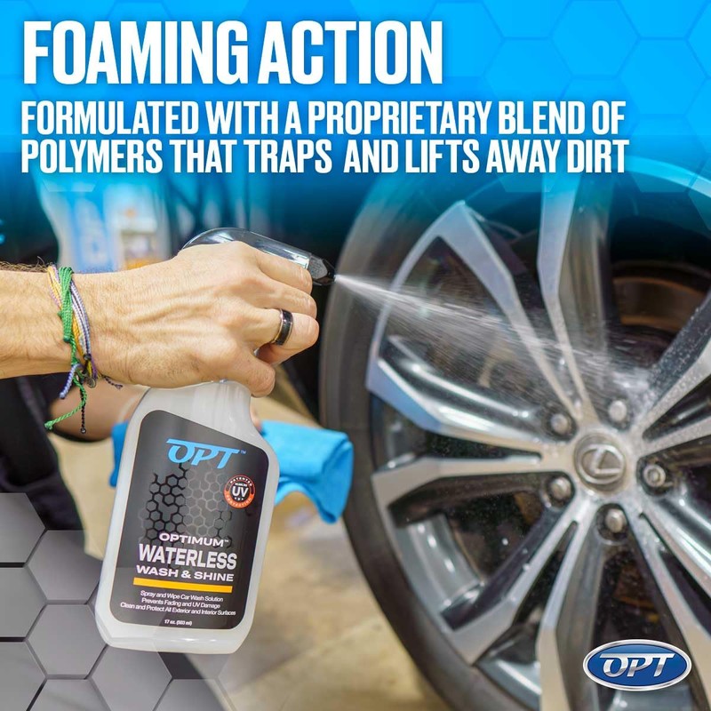 Optimum Waterless Wash and Shine - New Spray Waterless Car