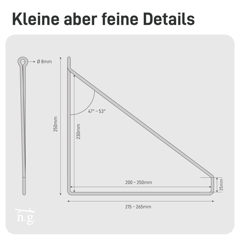 2x Natural Goods Berlin | Pankow Shelf Brackets | Design