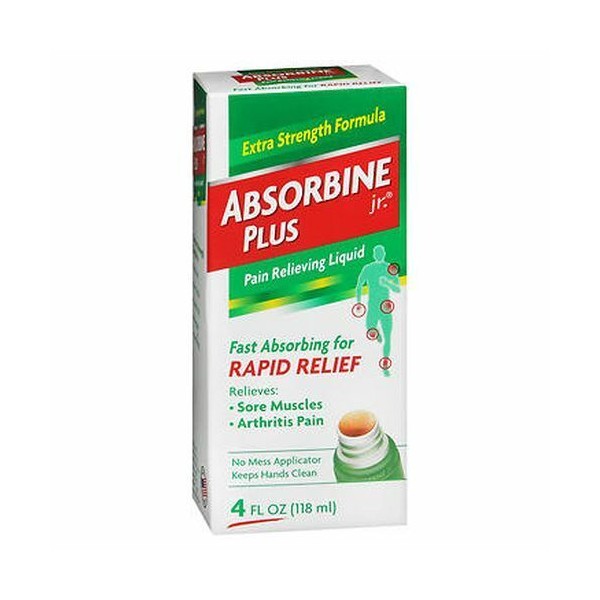 Absorbine Jr Plus Pain Relieving Liquid 4 Oz