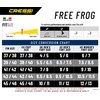 Cressi Free Frog, Black, 39/40, US Man 6.5/7.5 | US