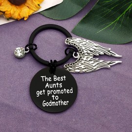 Vadaka Mother's Day Appreciation Keyring Godmother Gift from Goddaughter Godson Godmother Keyring Keyring Baptism Keyring Gift Christening Keyring Gift Thank You Gift Christmas Birthday Gift