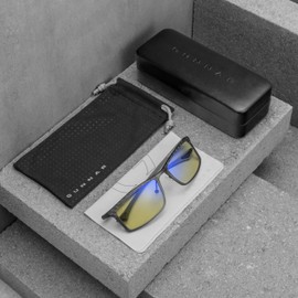 GUNNAR Plaid Blue Light Blocking Gaming And Computer Glasses - Amber