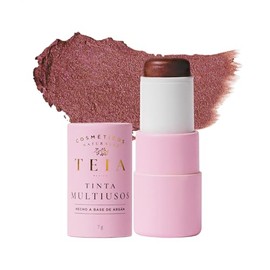 TEIA COSMETICOS Iluminador en Barra, Acabado Natural, Contorno Facial, Fórmula Vegana, Universal, 7 g (Luz de luna)