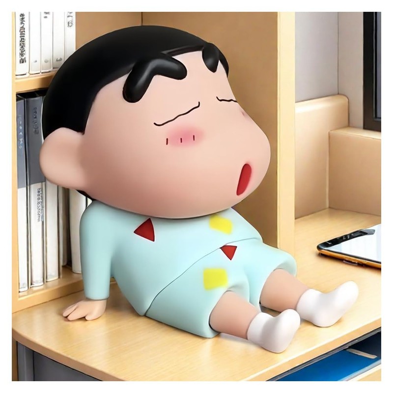 クレヨンしんちゃん フィギュア 携帯電話ホルダー スマホスタンド 卓上 スマホスタンド 車の装飾品 置物 滑り止め 飾り物