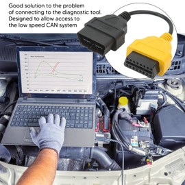 OBD2 Adapter Cable, Scan Tool Adapter Superior Flexibility CAN System Access OBD2 Diagnostic Cable for Auto ECU Scanner