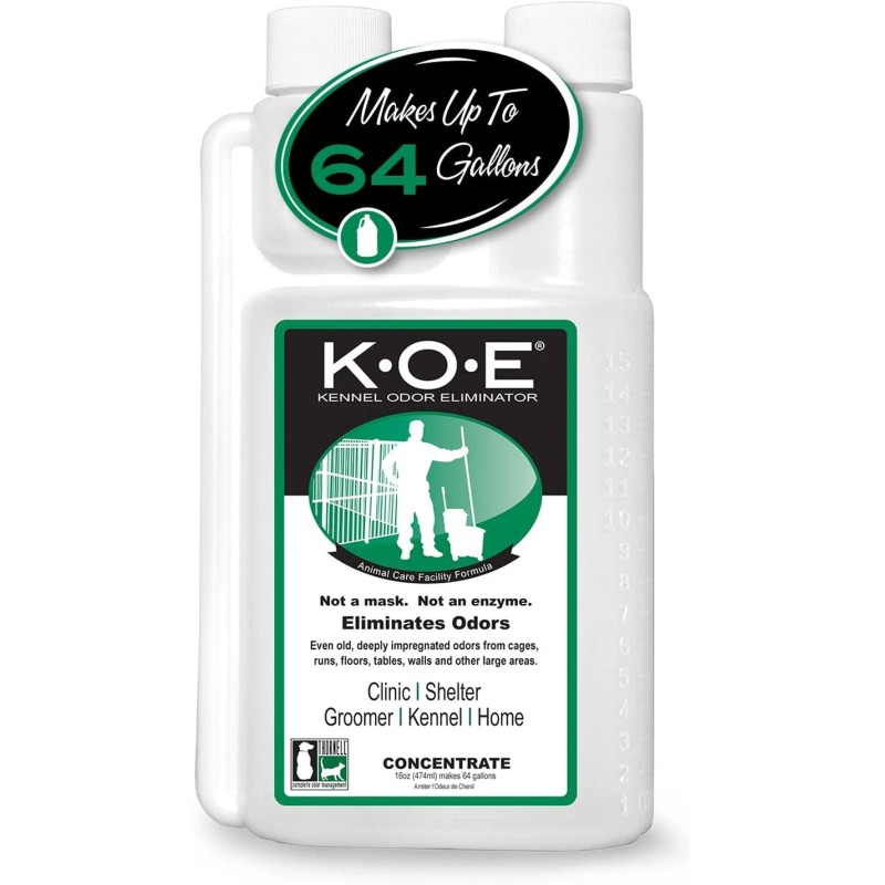 Odorcide, Thornell KOE Kennel Odor Eliminator Concentrate, Great for Cages,