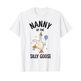 Nanny Of The Silly Goose First Birthday Family Matching T-Shirt