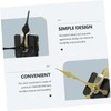 WOONEKY 2 Sets Silent DIY Clock Movement Mechanism Kit for
