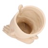 Face Flower Pot Sleeping Girl High Density Resin Drainage Hole