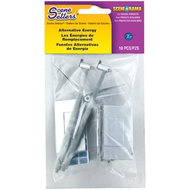 WOODLAND SCENICS SP4448 Scene Setters Alternative Energy Bagged WOOX4448