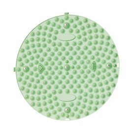 perfeclan Foot Massager Mat, Finger Pressure Board,Lightweight,Easy to Clean,35cm Diameter,Stand up Pad,Massage Tool for Workout,Worker, Green