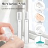 10ML Airless Pump Bottles, Vacuum Lotion Travel Bottles, Refillable Cosmetic
