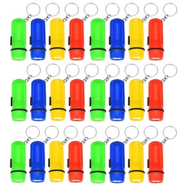 Piucrty Mini Torch Keyring Children 24 Pieces Useful Party Bags Children's Birthday Party Favours Small Items Give Aways Tombola Prizes Small Gifts Birthday Goodie Bag