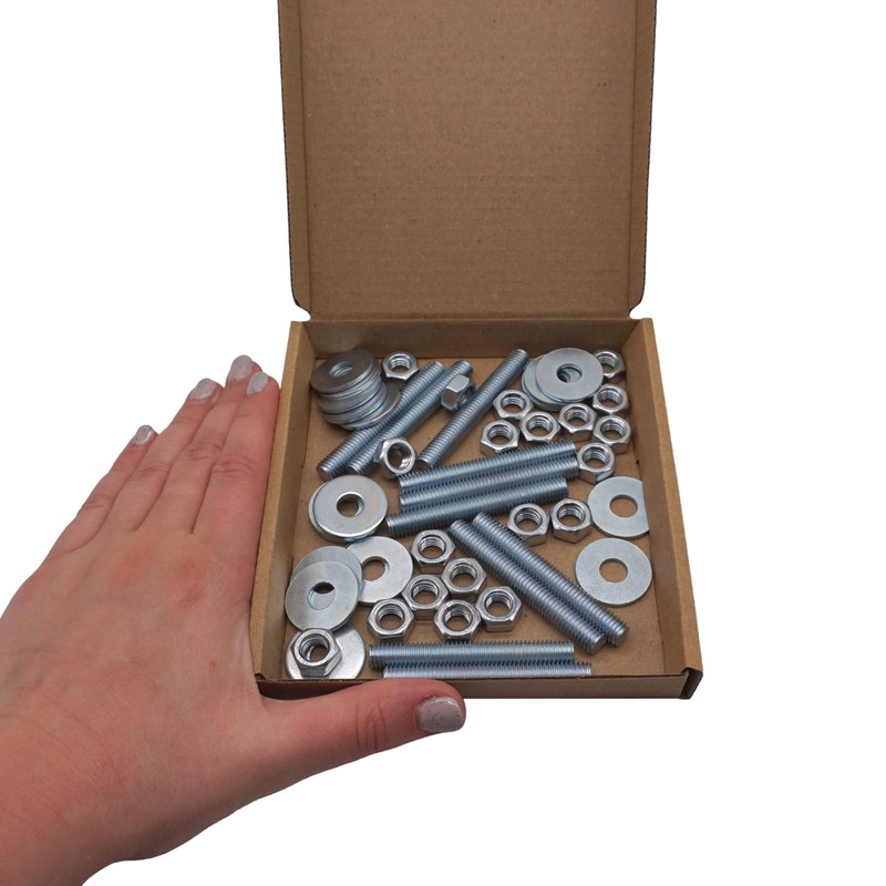 (Pack of 10 pcs) Fully Threaded M8 x 60 mm