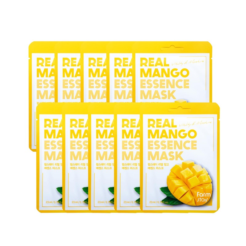 Farmstay Real Mango Essence Mask - Mango Extract Face Mask