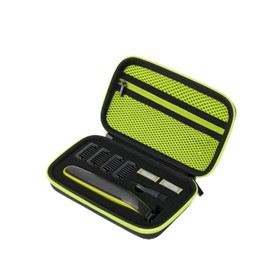 YINKECASE Case Compatible with One Blade QP2530/30, QP2630/30, QP2520/30, QP2520/65 Electric Beard Trimmer, Hard EVA Travel Case for OneBlade 360 with Sponge, Green, One PC