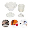 SAFIGLE 2Pcs Nail Salon Cups Manicure Mixing Cups Thick Base