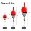 THKFISH Fishing Bobber Slip Bobber Fishing Floats for Crappie Balsa