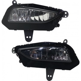 KarParts360 For 2016 2017 2018 2019 Chevy Cruze Fog Light Assembly Driver and Passenger Side Pair w/Bulbs Replaces GM2592317 CAPA Certified GM2593317