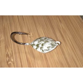 T&A Jigs 5PK TOG BLACKFISH WHITE LEGGER SHEEPSHEAD Ocean Sea Sweeper JIGS Tautog Porgy  - 2.5oz