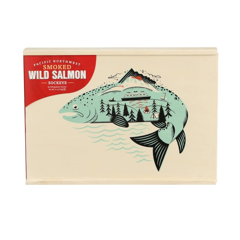 SeaBear - Traditional Wood Keepsake Gift Box - Wild Alaskan