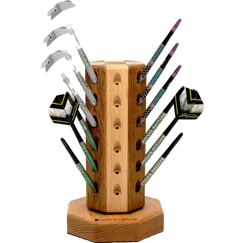 DartSturm.de - Tower Dart Stand ItemShape 16 Compartments