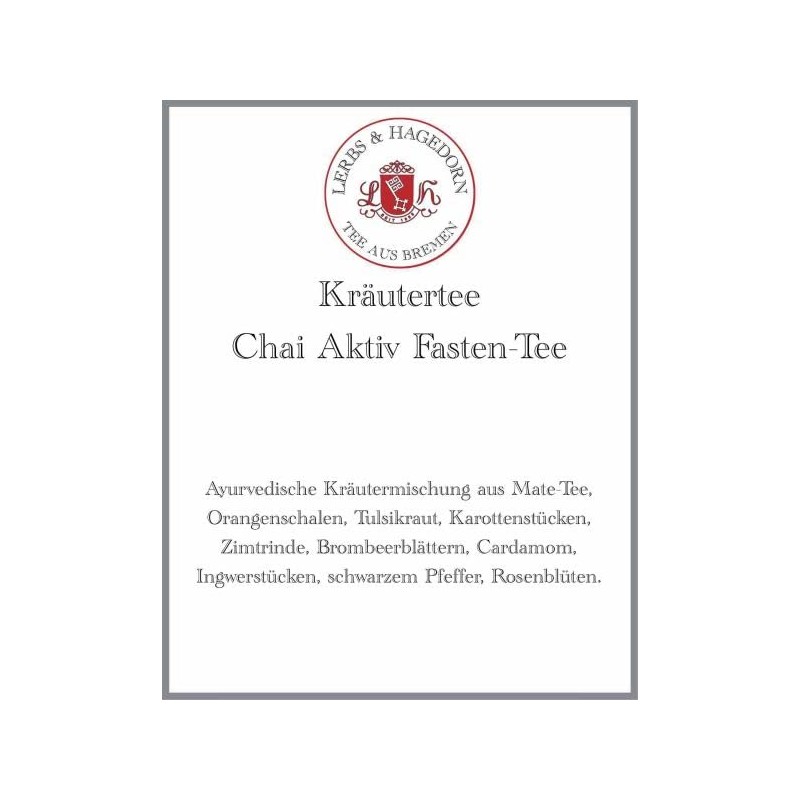 Chai Active Fasting Tea 250g