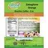 Zabaglione Orange Brazilian Coffee (Gourmet, Naturally Flavored, Whole Coffee Beans)