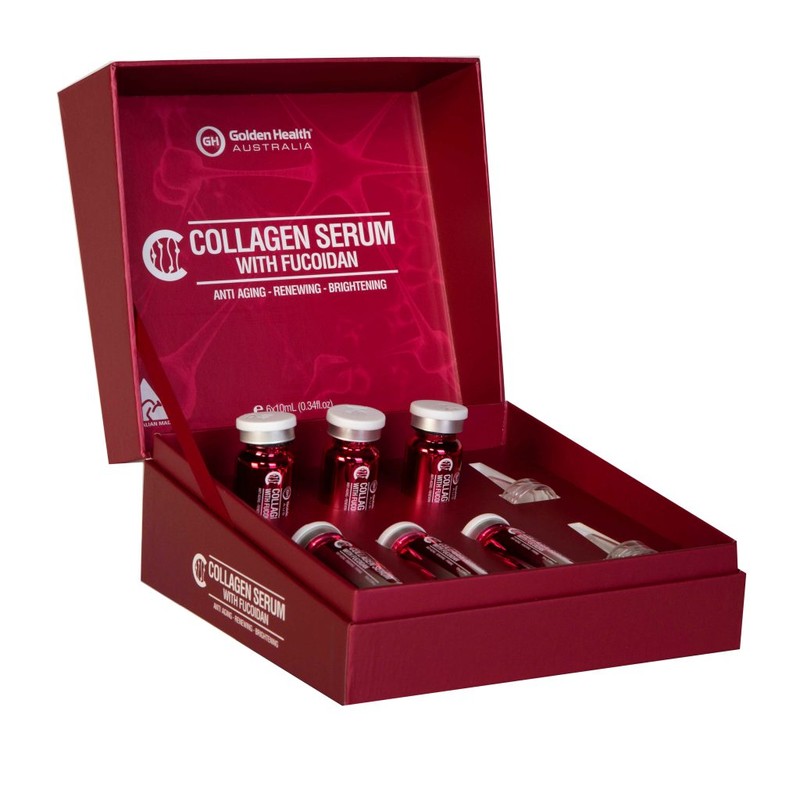 Golden Health Collagen Serum With Fucoidan 6 x 10mL