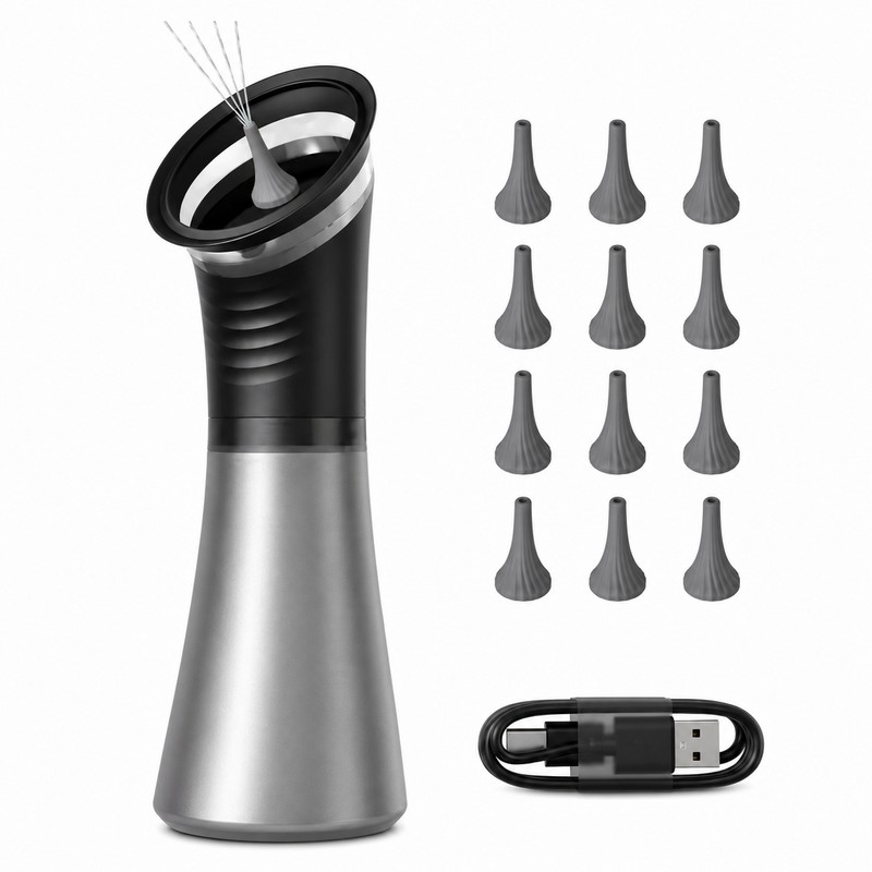 Electric Ear Irrigation System for Adults – 3-Pressure Ear-Cleaning Tool