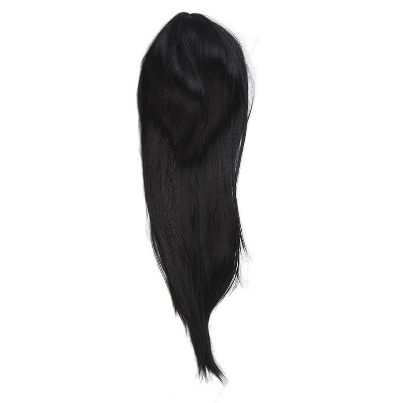 Black Long Straight Wig Women Hair Wig Comfortable Black Wig