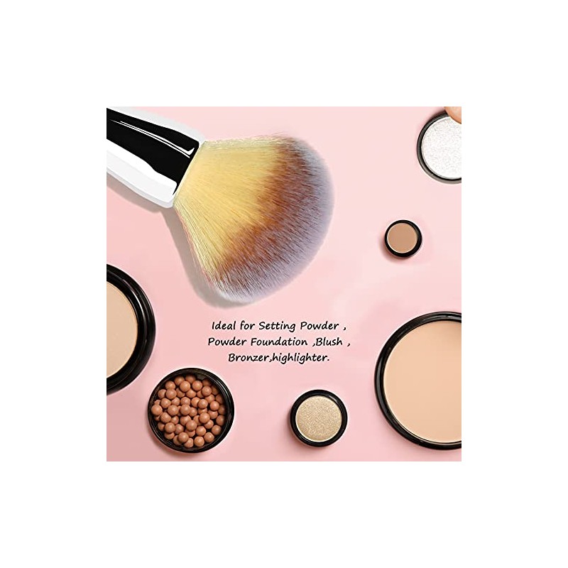 Foundation Brush Makeup Powder Brush Face Brush for Stippling Liquid
