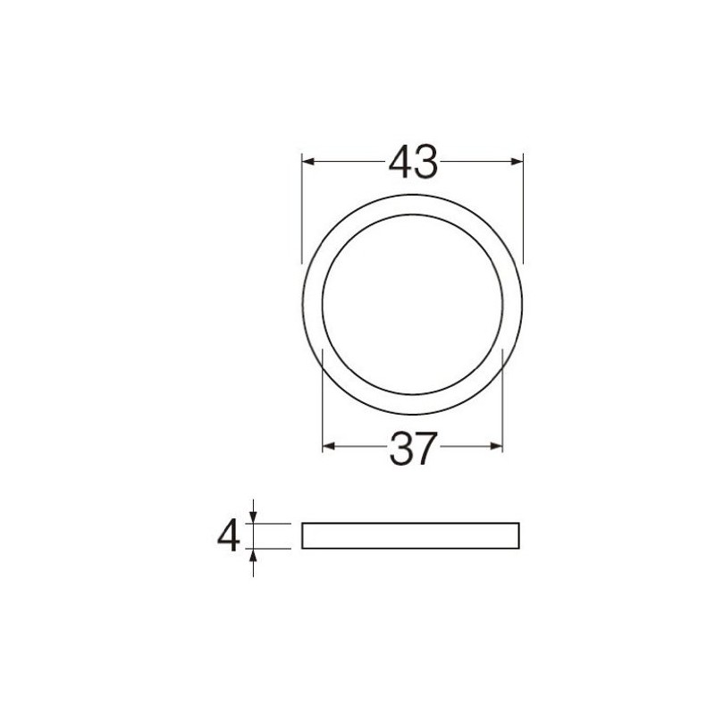 SANEI PP42-32S-38 Low Tank Siphon Bag Nut Gasket for PH84-38
