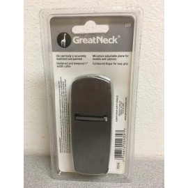 Great Neck LSO 3.5" L X 1W " Adjustable Die Cast Alloy Black Mini Block Plane