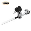 16 Pack Sliding Glass Door Ratchet Lock With Alike Keys,