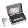 ILEAF Brass Daily Mini Pocket Folding Utility Knife with 10