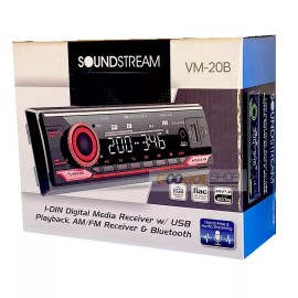 Soundstream Bluetooth In-Dash MP3/AM/FM Radio Car Stereo for 1988-1994 GM C/K 1500 RED